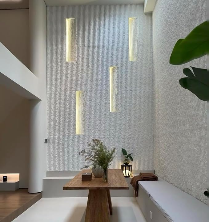 3D Faux Stone Wall Panels, Lightweight & Waterproof Accent Marble Flowing Stone - Image 7