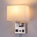 Bedside Wall Lamp for Bedroom, Plug in Wall Sconce by CNMYKYDS