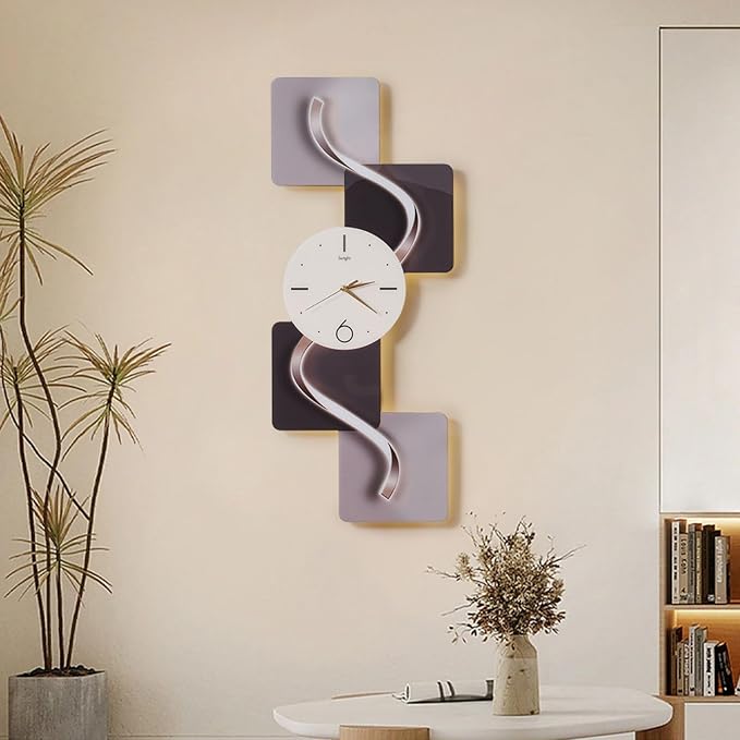 homary 39.4" Silent LED Wall Clock - Image 2