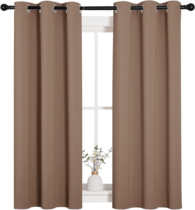 NICETOWN Window Draperies Room Darkening Curtain Panels, Window Treatment by NICETOWN