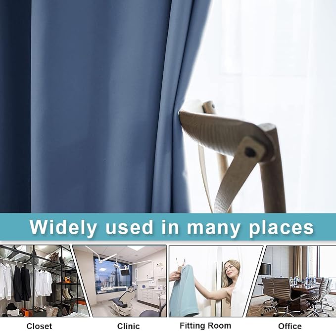 RYB HOME Room Divider Curtains - Image 4