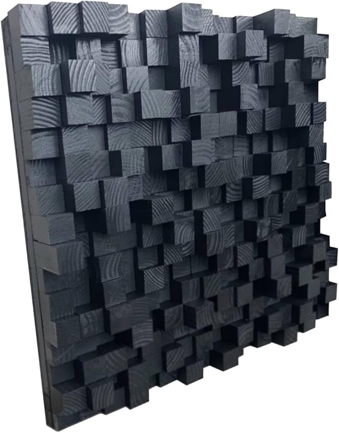 Lukelli 3D Wall Art, Sound diffusing panel, Studio Sound diffuser, Modern Wall by Lukelli