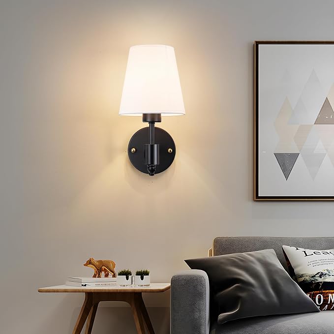 Peel and Stick Wall Sconces, Stick On Wall Sconce Set of 2, Battery Operated - Image 9