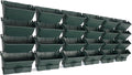 24 Pack Hanging Vertical Wall Planter, 12.99inch Wall Mounted Planter by TFCFL