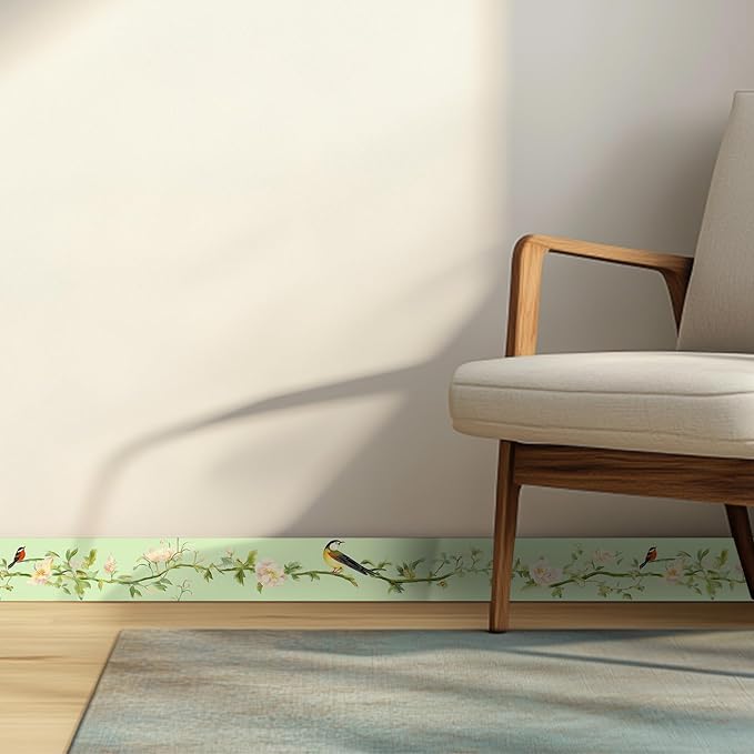 HOMETITUTE Wallpaper Border Peel and Stick Decorative Wall Trim Self Adhesive - Image 2