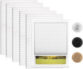 Changshade 6 Pack Temporary Shades, Pleated Paper Blinds by Changshade