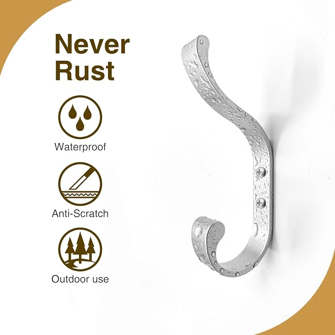 bussdis 6-Pack Heavy Duty Wall Hooks - Image 5