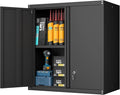 GREATMEET Locking Metal Wall Cabinets by GREATMEET