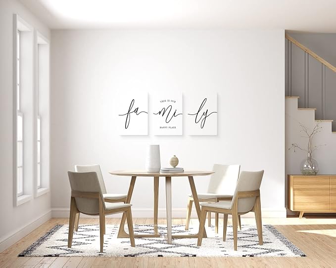 GUBIYU Home Family Wall Art for Living Room & Dining Room, Inspirational Quotes - Image 6