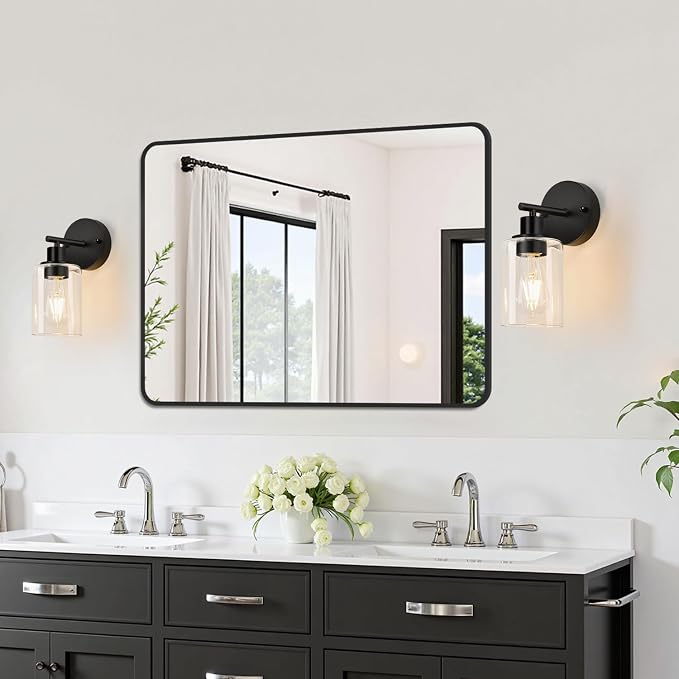 Zarbitta Set of 2 Wall Sconces for Bathroom, Bathroom Wall Lamp for Mirror - Image 6