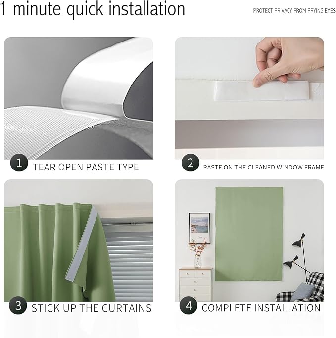 Instant Blackout Window Curtain - Image 4