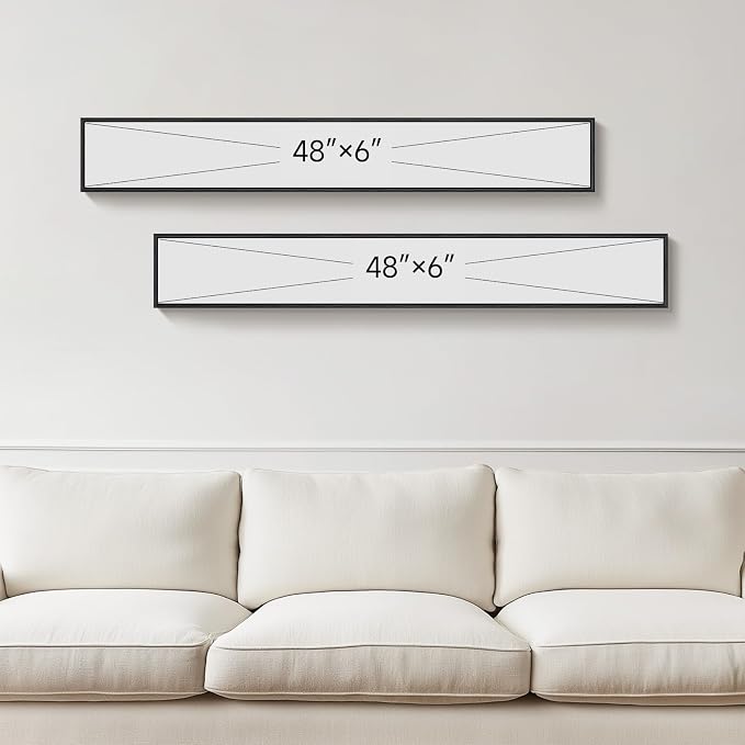 Long Narrow Framed Green Vertical Abstract Wall Art Set, 2 Piece Modern Canvas - Image 7