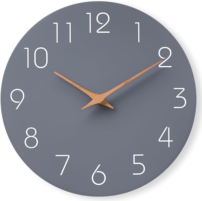 Mosewa Wall Clock Silent Non Ticking Decorative by MOSEWAWALLCLOCK