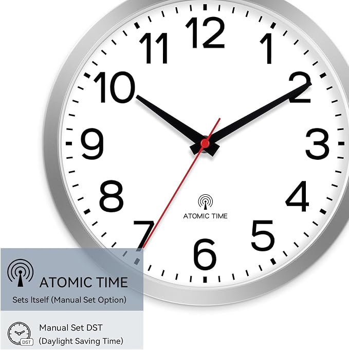 AKCISOT Atomic Wall Clock 12 Inch Clocks - Image 7