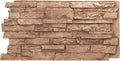 EverStone Acadia Ledge Faux Stone Panel, Wheat Field Color by EkenaMillwork