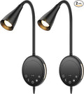 SANKEDOU LED Wall Mount Reading Light, Bedside Reading Lights by SANKEDOU