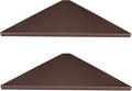 evron Corner Mounting Shelf Set of 2 – Easy to Install Floating Wall Shelves by evron