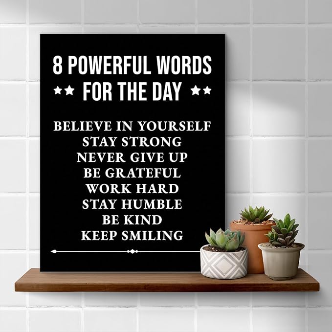 Inspirational Wall Decor, Motivational Canvas Painting Wall Art - Image 4