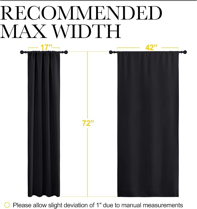 NICETOWN Living Room Blackout Shades - Image 7