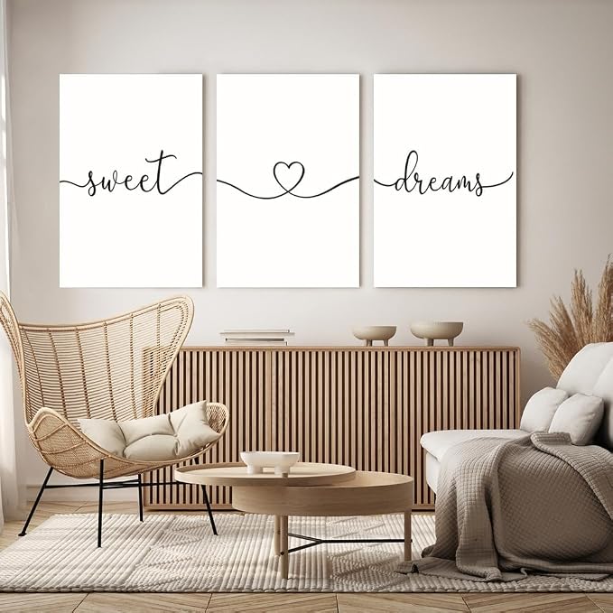 GUBIYU Sweet Dreams Wall Art Above Bed - Image 2