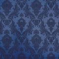 Tempaper Textured Metallic Blue Damsel Removable Peel and Stick Damask Wallpaper by TempaperCo