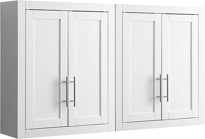 Crosley Furniture Savannah 2-Piece Wall Storage Cabinet, Cabinets by CrosleyFurniture