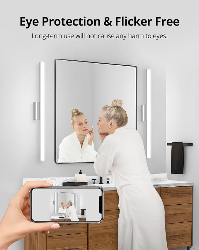 Combuh LED Vanity Lights Bar 36 Inch, 20W Bathroom Light Fixtures Over Mirror - Image 3