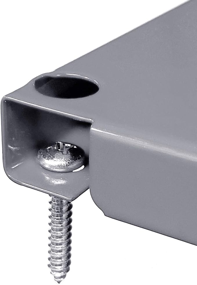 Wall Control 30-P-3232G Gray Metal Pegboard Pack - Image 3