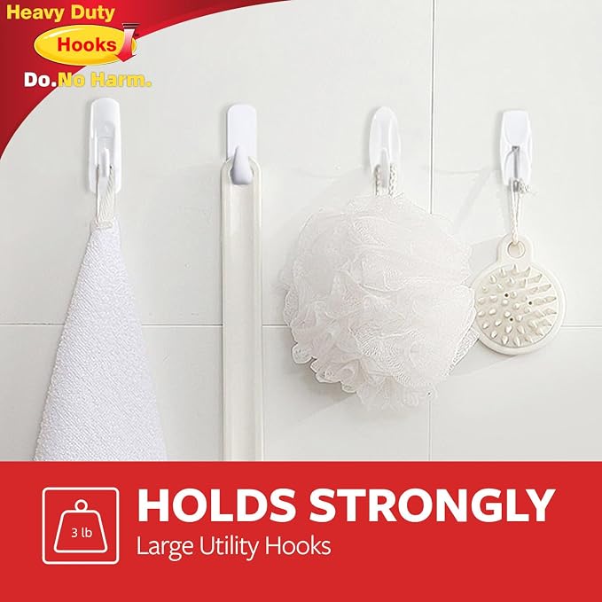 Sinfuo Wire Hooks for Wall Medium 16 Hooks, Heavy Duty Wall Hooks - Image 9