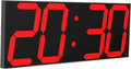 CHKOSDA LED Large Digital Wall Clock, Oversize Wall Clock by CHKOSDA