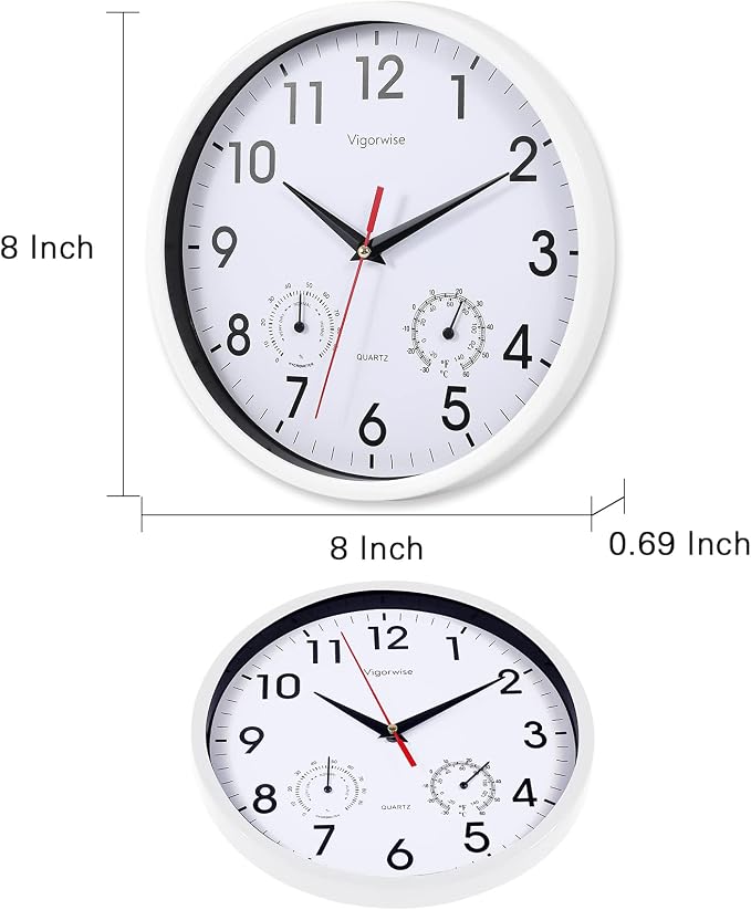 Wall Clock, Sweep Silent Movement Accurate Clocks - Image 3