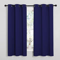 NICETOWN Navy Blue Blackout Curtains 48 inches Length by NICETOWN