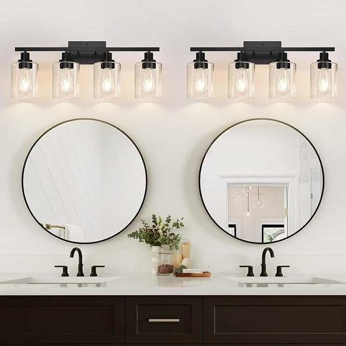 MOKATNG 4-Light Bathroom Light Fixtures, Vanity Light - Image 6