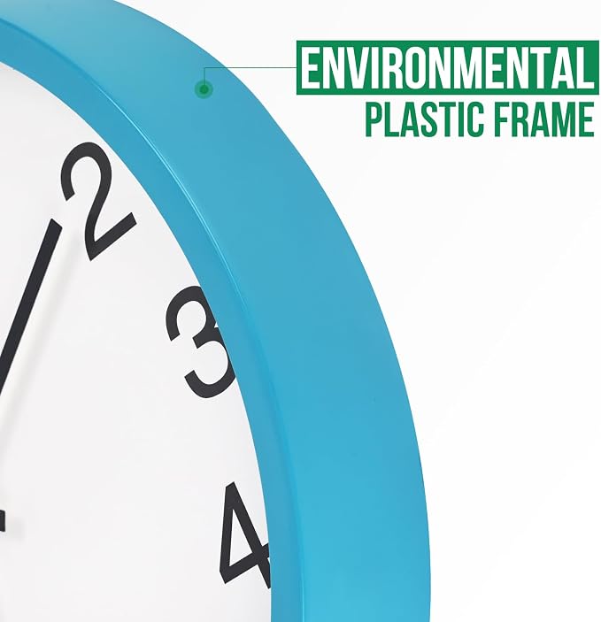 Wall Clock Non-Ticking Silent Quartz Movement Decor Clock Modern Simple Style - Image 4