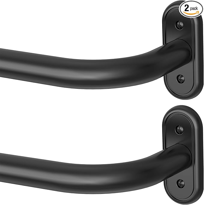 2 Pack Curtain Rods 36-120 Inch, Living Room, Sliding Door by Wolistsa
