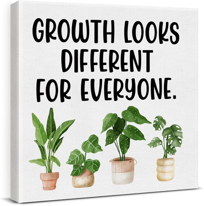 Motivational Wall Art Classroom Decor, Inspirational Mental Health Posters by VAHATAN