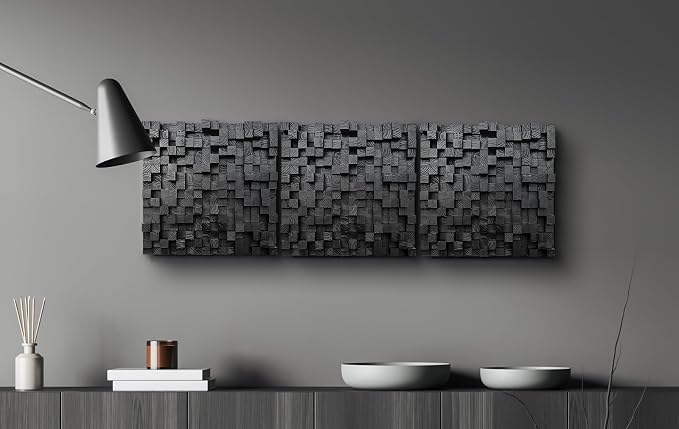 Lukelli 3D Wall Art, Sound diffusing panel, Studio Sound diffuser, Modern Wall - Image 3