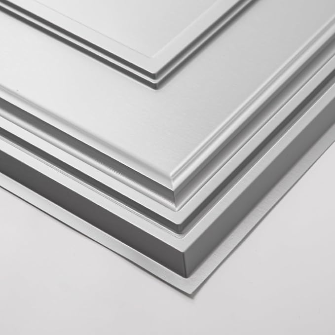 Art3d Drop Ceiling Tiles, 24x48in. Argent Silver - Image 9