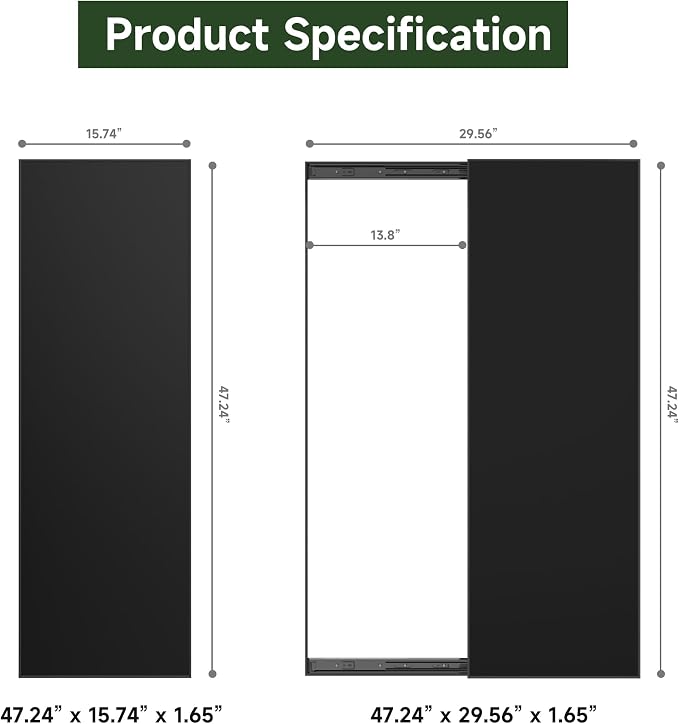 SELEAD 2-in-1 Magnetic Chalkboard - Image 8