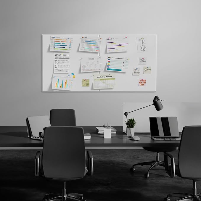 MaxGear Extra Large Cork Board for Wall 72" x 48", 6 Pack Felt Wall Tiles - Image 8
