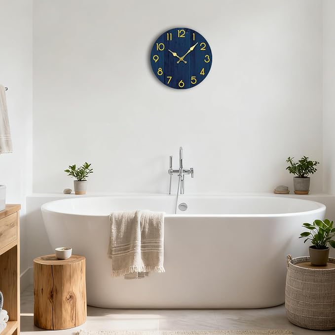 Wall Clock, Modern Wall Clocks Battery Operated, Silent Non Ticking Clock - Image 9