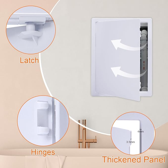 Suteck Plumbing Access Panel for Drywall Ceiling 12 x 16 Inch Reinforced - Image 5