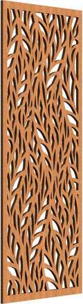 13 3/8"W x 34 3/8"H x 3/8"T Ortonville Decorative Fretwork Wood Wall Panels by EkenaMillwork