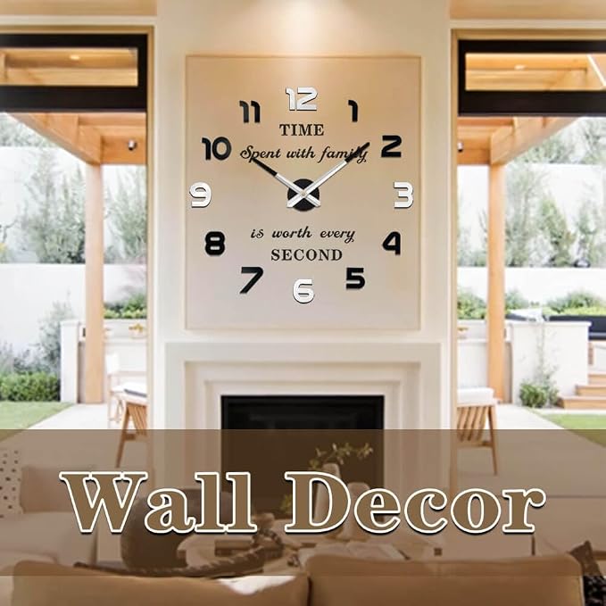 VANGOLD Design 3D Wall Clock for Classroom Decor - Image 2