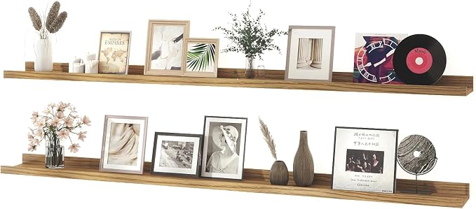Long Floating Shelves for Wall Decor, Long Wall Mounted Storage Shelf for by Unknown