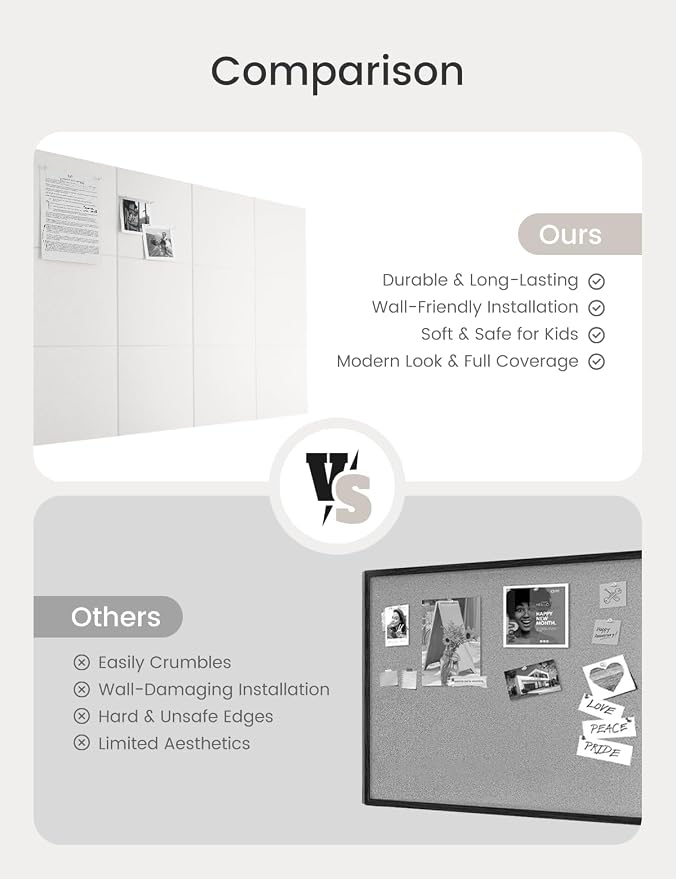 Bumusty Large Cork Board 48" x 36" Alternative - Image 8