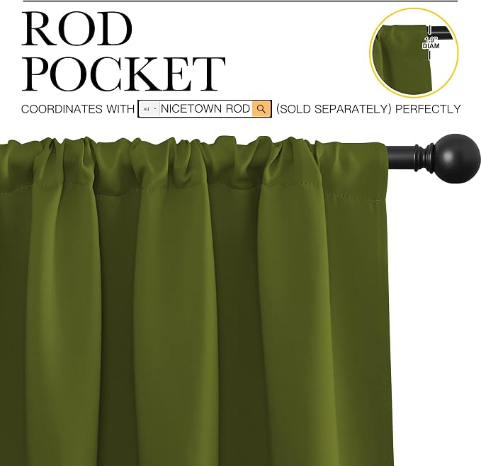 NICETOWN Christmas Decoration Blackout Curtain - Image 3