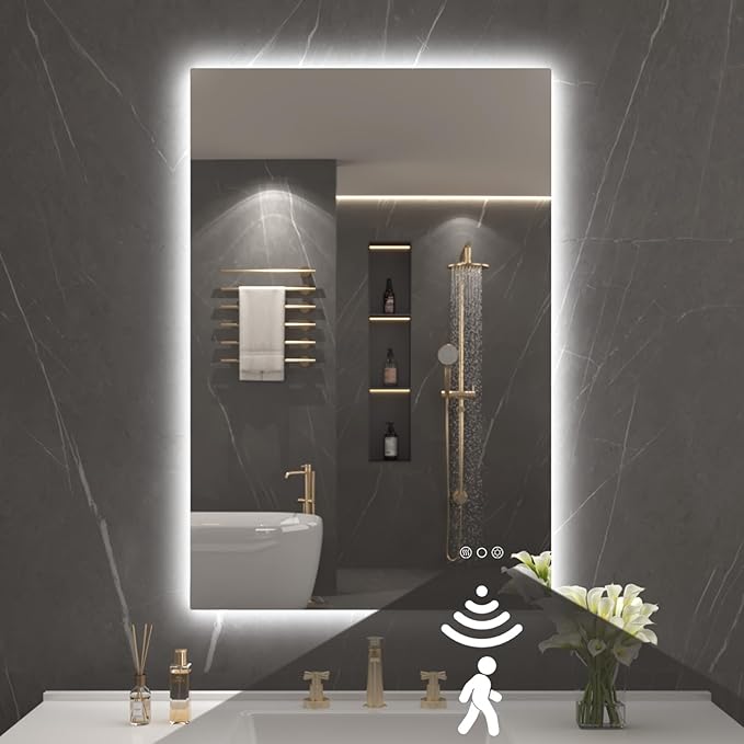 LOVESPEJO 24"x36" Backlit Mirror Bathroom, LED Bathroom Mirror by LOVESPEJO