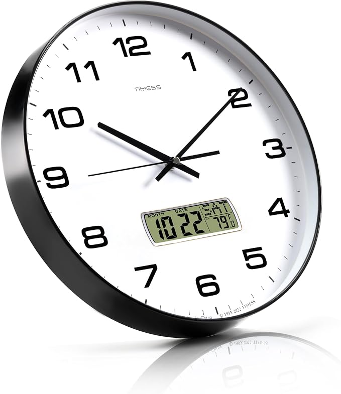 TIMESS Wall Clock, Ideal Modern Home, Office Decor - Image 2