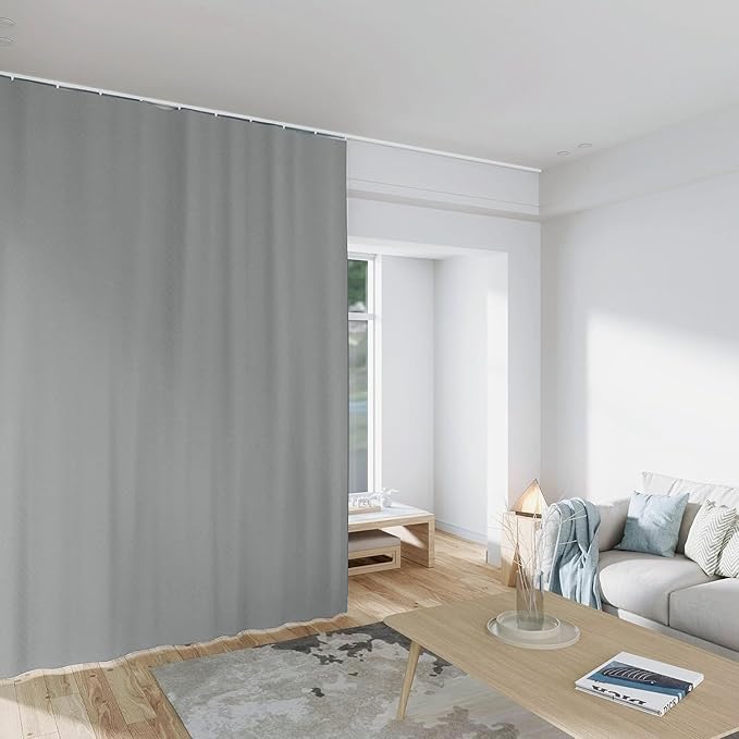 MaKefeile Room Divider Curtains Total Blackout Privacy Curtain Panel Room - Image 6
